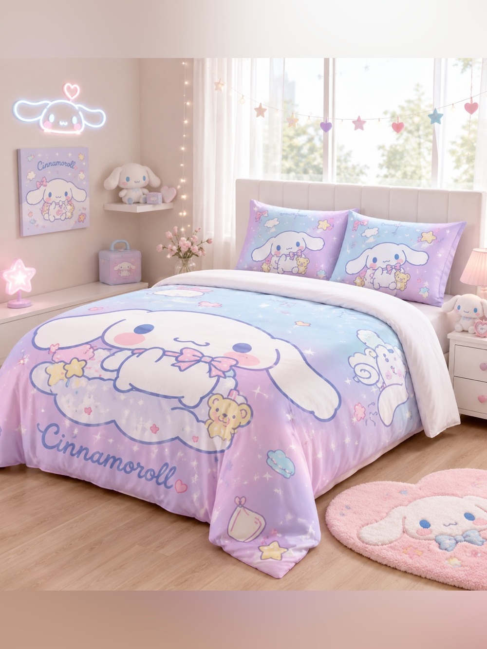 Sanrio Cinnamoroll Duvet Cover Set – Full/Double Size